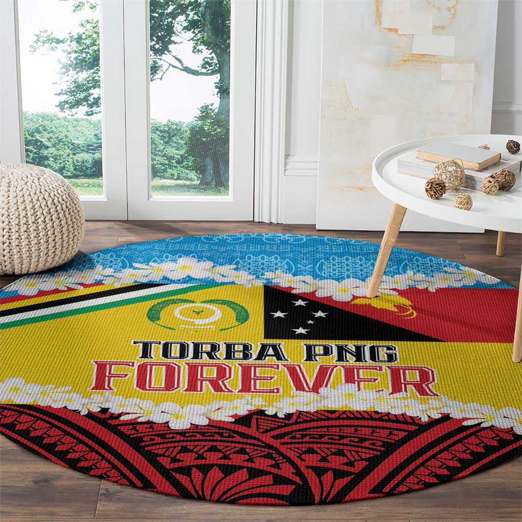 Torba PNG Forever Round Carpet Polynesian Sand Art - Polynesian Pride
