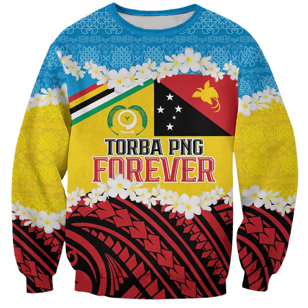 Personalised Torba PNG Forever Sweatshirt Polynesian Sand Art - Polynesian Pride