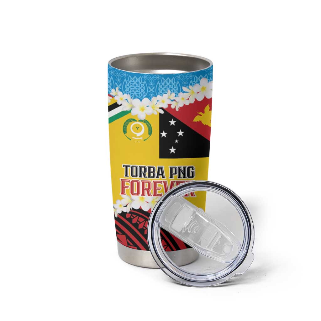 Personalised Torba PNG Forever Tumbler Cup Polynesian Sand Art - Polynesian Pride