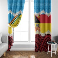 Torba PNG Forever Window Curtain Polynesian Sand Art - Polynesian Pride