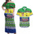 Personalised Malampa Fiji Forever Couples Matching Off Shoulder Maxi Dress and Hawaiian Shirt Tagimoucia Polynesian Sand Drawing - Polynesian Pride