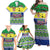 Personalised Malampa Fiji Forever Family Matching Off Shoulder Maxi Dress and Hawaiian Shirt Tagimoucia Polynesian Sand Drawing - Polynesian Pride