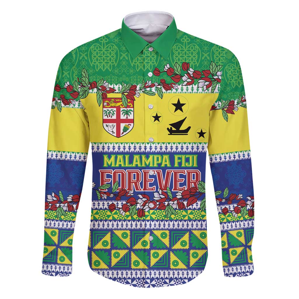 Personalised Malampa Fiji Forever Family Matching Puletasi and Hawaiian Shirt Tagimoucia Polynesian Sand Drawing - Polynesian Pride