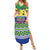 Personalised Malampa Fiji Forever Family Matching Summer Maxi Dress and Hawaiian Shirt Tagimoucia Polynesian Sand Drawing - Polynesian Pride