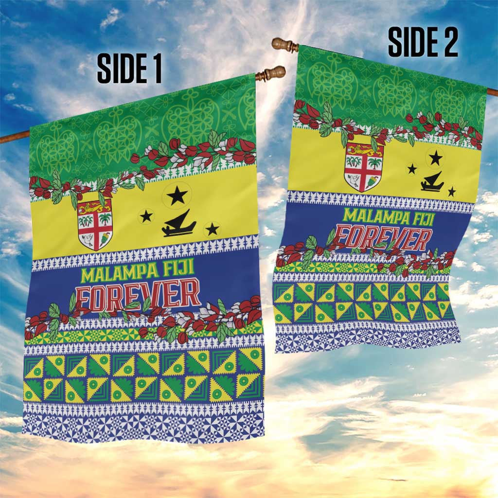 Malampa Fiji Forever Garden Flag Tagimoucia Polynesian Sand Drawing - Polynesian Pride