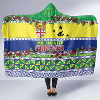 Malampa Fiji Forever Hooded Blanket Tagimoucia Polynesian Sand Drawing - Polynesian Pride