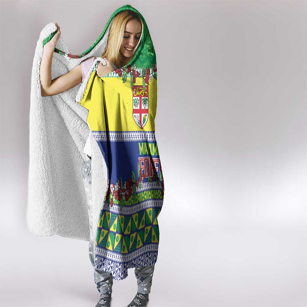 Malampa Fiji Forever Hooded Blanket Tagimoucia Polynesian Sand Drawing - Polynesian Pride