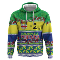 Personalised Malampa Fiji Forever Hoodie Tagimoucia Polynesian Sand Drawing - Polynesian Pride