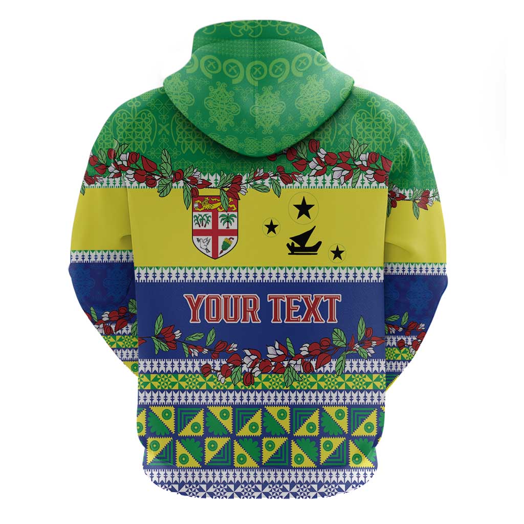 Personalised Malampa Fiji Forever Hoodie Tagimoucia Polynesian Sand Drawing - Polynesian Pride