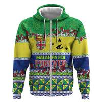 Personalised Malampa Fiji Forever Hoodie Tagimoucia Polynesian Sand Drawing - Polynesian Pride