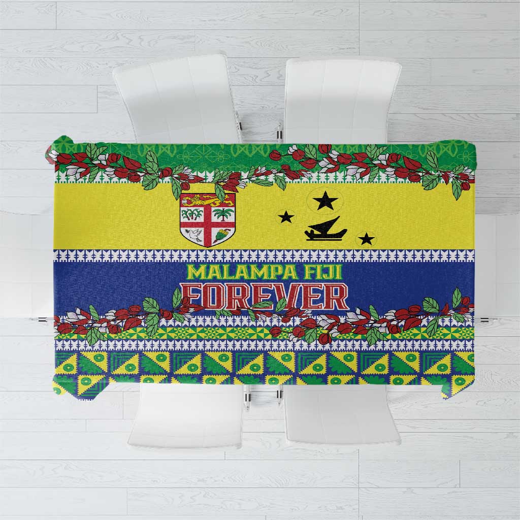 Malampa Fiji Forever Tablecloth Tagimoucia Polynesian Sand Drawing - Polynesian Pride