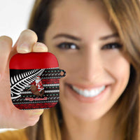 New Zealand Kiwi Santa Christmas AirPods Case He Wairua Kirihimete - Polynesian Pride