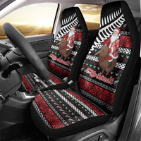 New Zealand Kiwi Santa Christmas Car Seat Cover He Wairua Kirihimete - Polynesian Pride