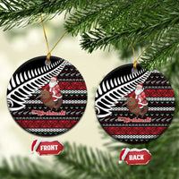 New Zealand Kiwi Santa Christmas Ceramic Ornament He Wairua Kirihimete - Polynesian Pride