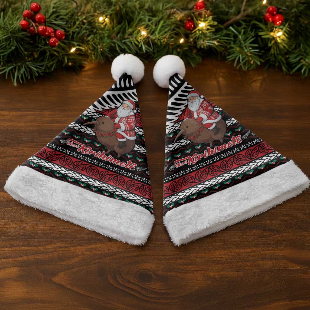 New Zealand Kiwi Santa Christmas Santa Hat He Wairua Kirihimete - Polynesian Pride