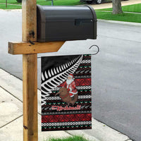 New Zealand Kiwi Santa Christmas Garden Flag He Wairua Kirihimete - Polynesian Pride