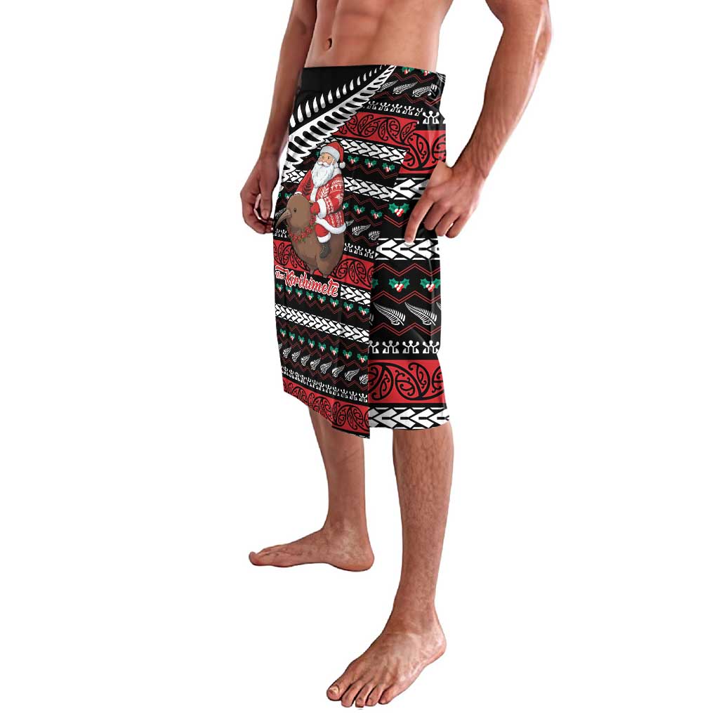New Zealand Kiwi Santa Christmas Lavalava He Wairua Kirihimete - Polynesian Pride