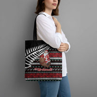 New Zealand Kiwi Santa Christmas Tote Bag He Wairua Kirihimete - Polynesian Pride