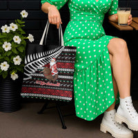 New Zealand Kiwi Santa Christmas Tote Bag He Wairua Kirihimete - Polynesian Pride