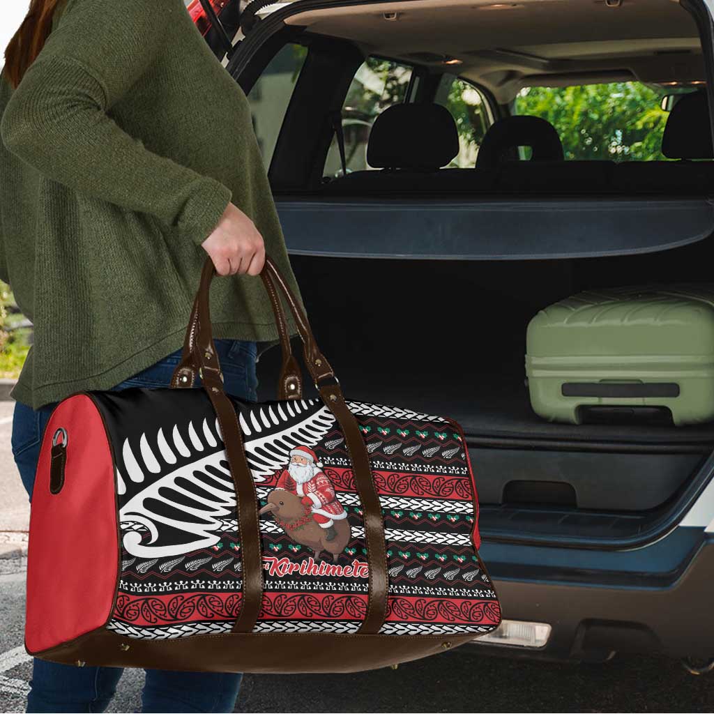 New Zealand Kiwi Santa Christmas Travel Bag He Wairua Kirihimete - Polynesian Pride