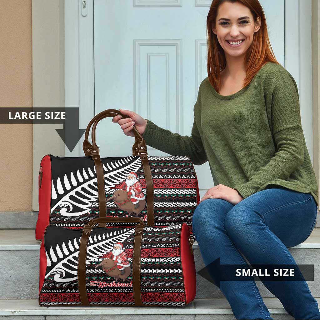 New Zealand Kiwi Santa Christmas Travel Bag He Wairua Kirihimete - Polynesian Pride