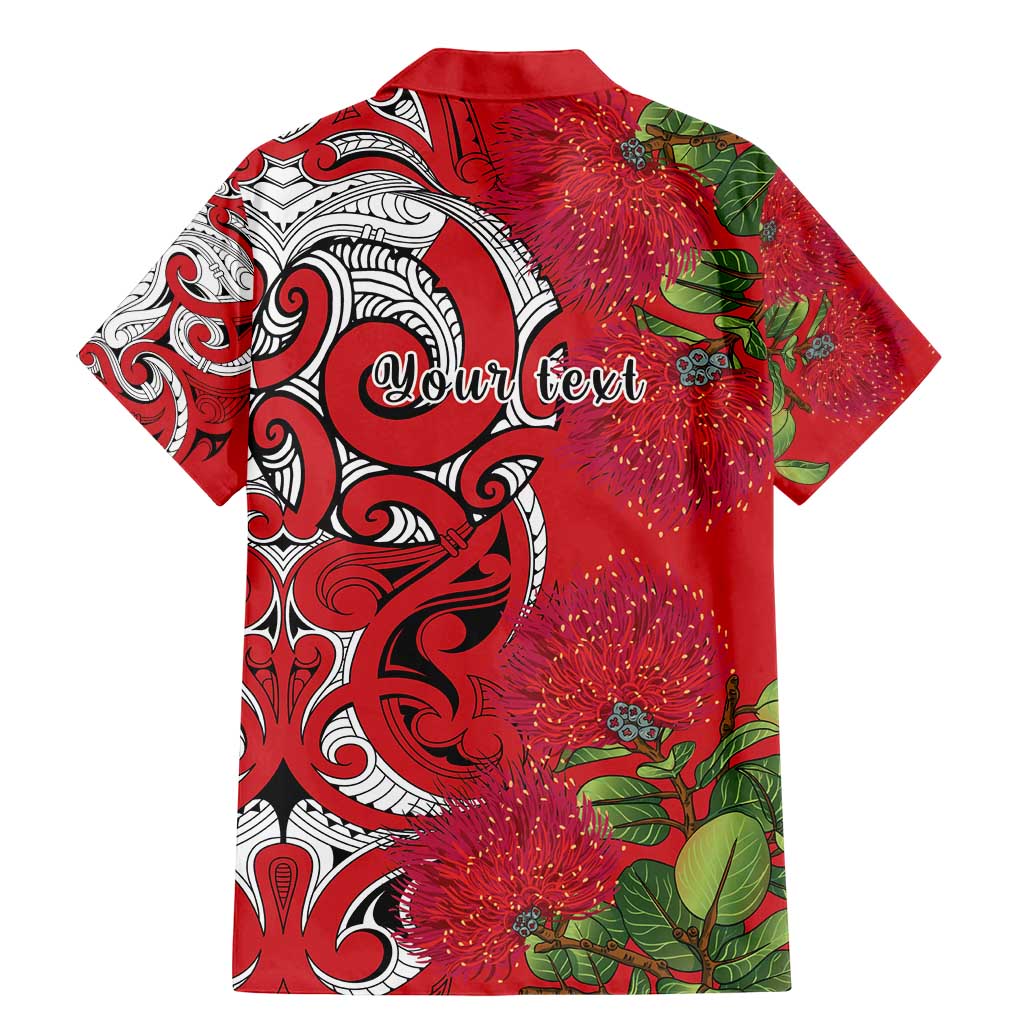 Personalised New Zealand Koru Pohutukawa Family Matching Mermaid Dress and Hawaiian Shirt Meri Kirihimete Aroha for Christmas - Polynesian Pride