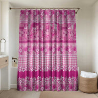 Hawaiian Hibiscus Honu Bathroom Set Pink Mele Kalikimaka Palaka Spirit - Polynesian Pride