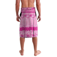 Hawaiian Hibiscus Honu Lavalava Pink Mele Kalikimaka Palaka Spirit - Polynesian Pride