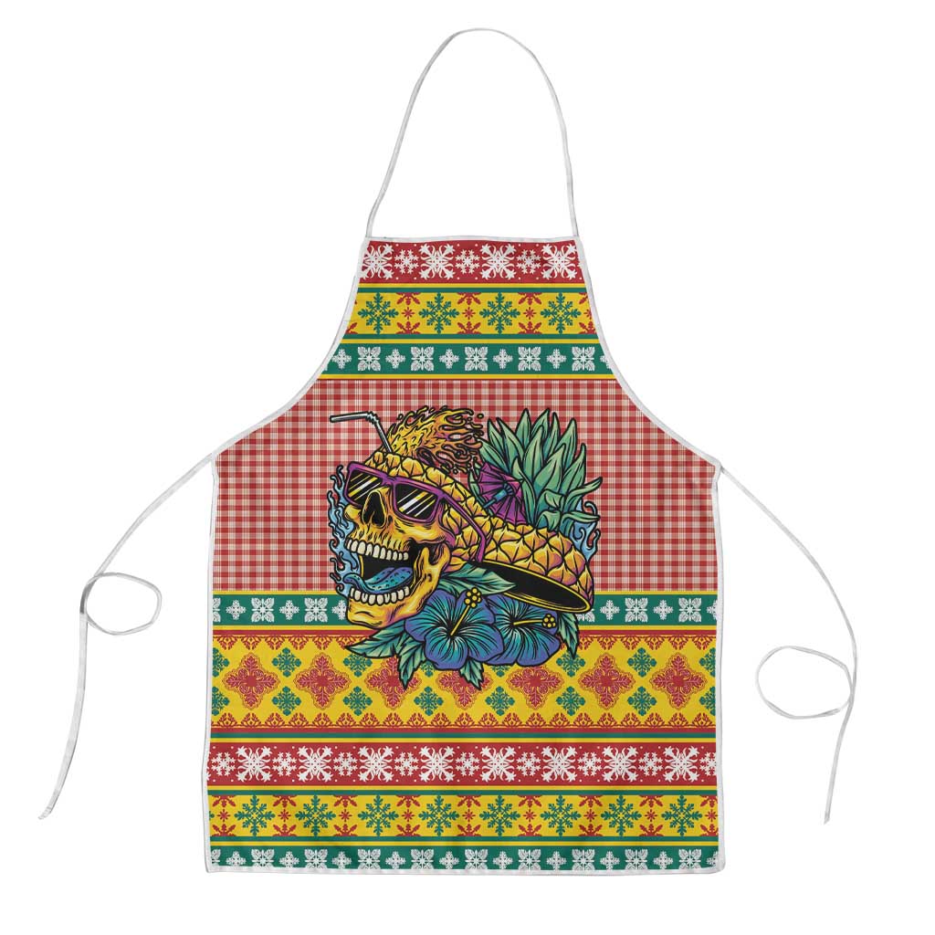 Hawaiian Pineapples Skull Apron Mele Kalikimaka Palaka Quilt Pattern - Polynesian Pride