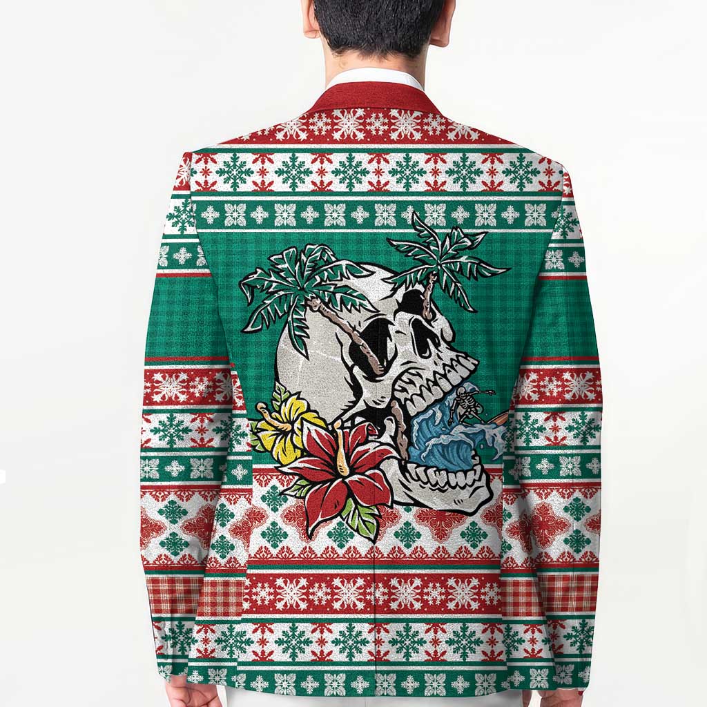 Hawaiian Skull Surfs Blazer Mele Kalikimaka Palaka Quilt Pattern - Polynesian Pride