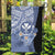 Aloha Vintage Hawaii Tribal Garden Flag Blue Style LT9 Garden Flag Blue - Polynesian Pride