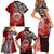 Aloha Vintage Hawaii Tribal Family Matching Short Sleeve Bodycon Dress and Hawaiian Shirt Red Style LT9 - Polynesian Pride