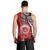 Aloha Vintage Hawaii Tribal Men Tank Top Red Style LT9 - Polynesian Pride