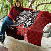 Aloha Vintage Hawaii Tribal Quilt Red Style LT9 - Polynesian Pride