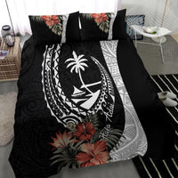 Hafa Adai Guam Bedding Set Tropical Flowers with Polynesian Pattern LT9 - Polynesian Pride