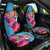 Bula Fiji Vintage Fijian Masi Pattern Car Seat Cover Blue Unique LT9 One Size Blue - Polynesian Pride