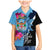 Bula Fiji Vintage Fijian Masi Pattern Family Matching Mermaid Dress and Hawaiian Shirt Blue Unique LT9 Son's Shirt Blue - Polynesian Pride