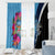 Bula Fiji Vintage Fijian Masi Pattern Window Curtain Blue Unique LT9 - Polynesian Pride