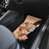 Bula Fiji Vintage Fijian Masi Pattern Car Mats Peach Fuzz Unique LT9 - Polynesian Pride