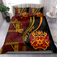 Vintage Tonga Malo E Lelei Ngatu Pattern Bedding Set LT9 - Polynesian Pride