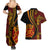 Vintage Tonga Malo E Lelei Ngatu Pattern Couples Matching Summer Maxi Dress and Hawaiian Shirt LT9 - Polynesian Pride