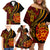 Vintage Tonga Malo E Lelei Ngatu Pattern Family Matching Off Shoulder Short Dress and Hawaiian Shirt LT9 - Polynesian Pride