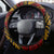 Vintage Tonga Malo E Lelei Ngatu Pattern Steering Wheel Cover LT9 - Polynesian Pride