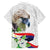 Philippines Eagle and Sampaguita Flowers Family Matching Off Shoulder Short Dress and Hawaiian Shirt Polynesian Pattern