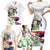 Philippines Eagle and Sampaguita Flowers Family Matching Short Sleeve Bodycon Dress and Hawaiian Shirt Polynesian Pattern