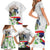 Philippines Eagle and Sampaguita Flowers Family Matching Short Sleeve Bodycon Dress and Hawaiian Shirt Polynesian Pattern