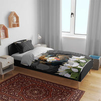 Philippines Eagle with Coat Of Arm Bedding Set Simple Sampaguita Jasmine