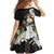 Philippines Eagle with Coat Of Arm Family Matching Off Shoulder Maxi Dress and Hawaiian Shirt Simple Sampaguita Jasmine