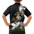 Philippines Eagle with Coat Of Arm Family Matching Off Shoulder Short Dress and Hawaiian Shirt Simple Sampaguita Jasmine