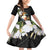 Philippines Eagle with Coat Of Arm Family Matching Off Shoulder Short Dress and Hawaiian Shirt Simple Sampaguita Jasmine